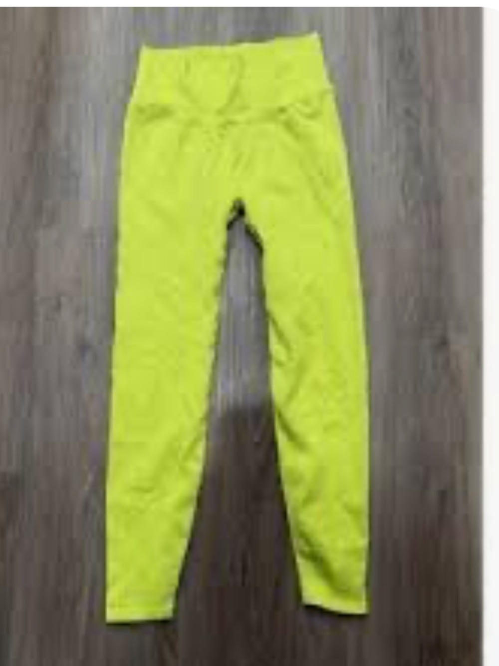 Good American Kids Neon Lime Leggings